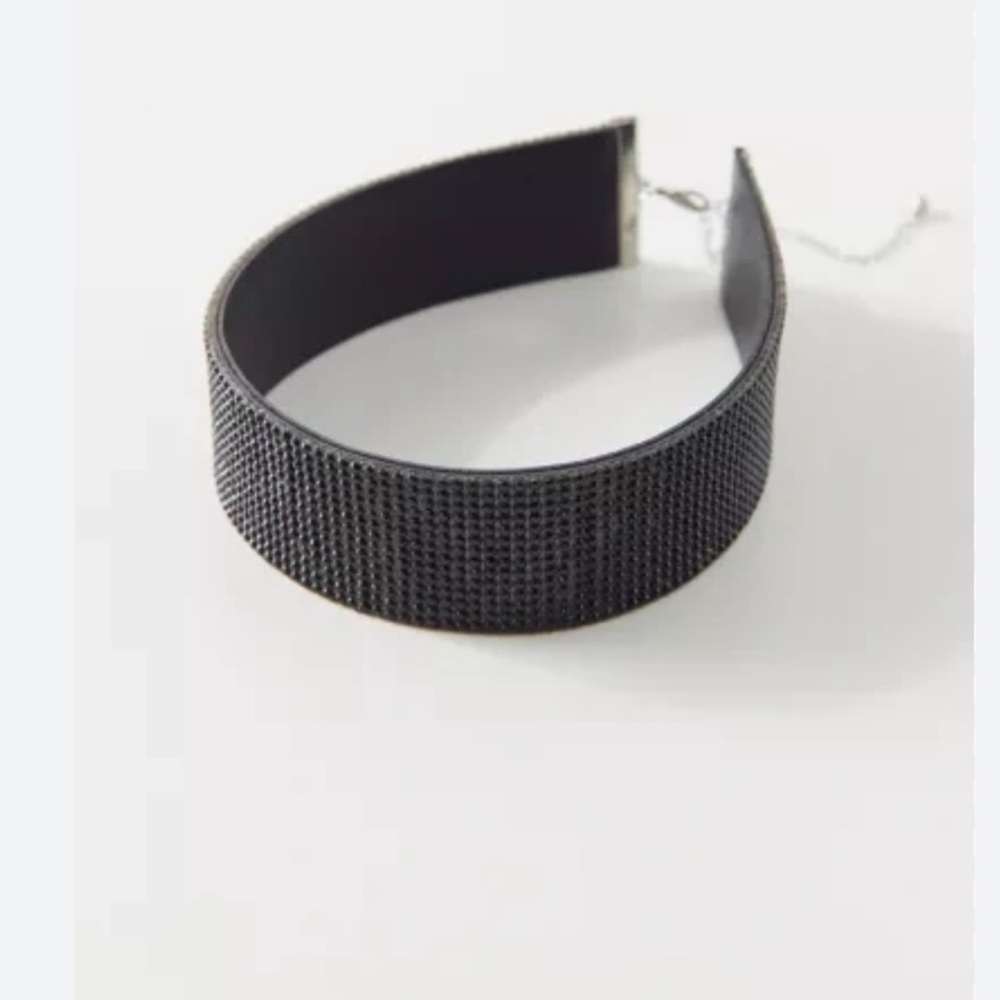 Urban Outfitters Chic Black Rhinestone Choker, NWOT